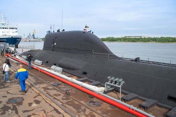 最初のヤーセニ型Ｐ８８５多目的原子力潜水艦「セヴェロドヴィンスク」。セヴェロドヴィンスク港で。 - Sputnik 日本