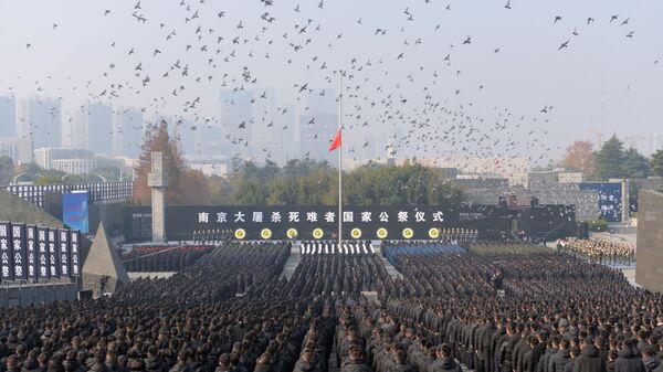 中国で南京事件の追悼式典　3000羽の鳩が空に放たれる - Sputnik 日本