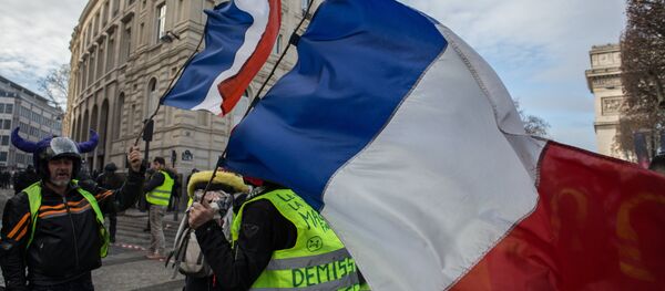 パリにあるデモ パリにあるデモ - Sputnik 日本