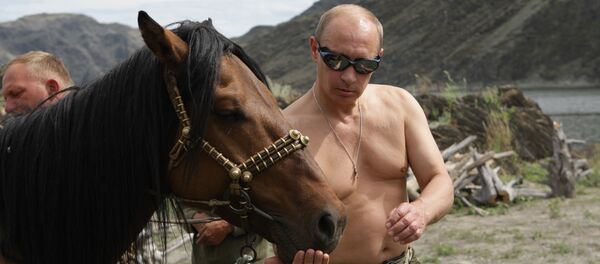 Премьер-министр РФ Владимир Путин на отдыхе в Республике Тыва Премьер-министр РФ Владимир Путин на отдыхе в Республике Тыва - Sputnik 日本