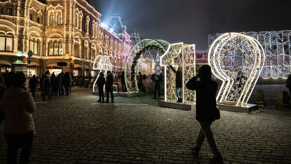 新年を迎えるモスクワの革命広場 - Sputnik 日本