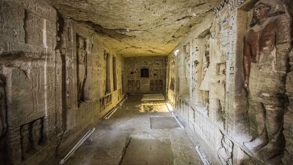 Обнаруженная нетронутая гробница верховного жреца в Египте - Sputnik 日本