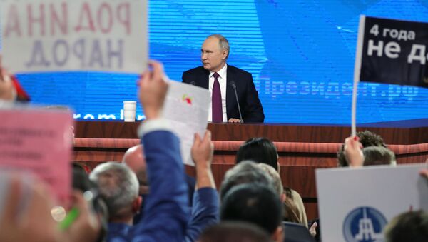 プーチン大統領の第１４回大型記者会見 - Sputnik 日本
