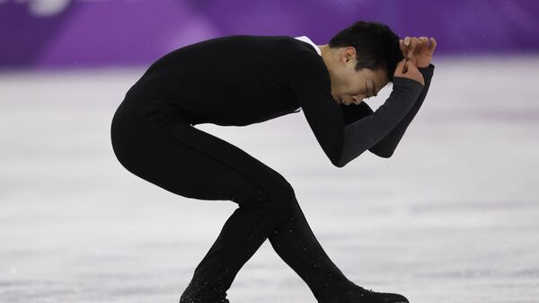 Фигурист Нэтан Чен во время Зимних Олимпийских игры в Пхенчхане - Sputnik 日本