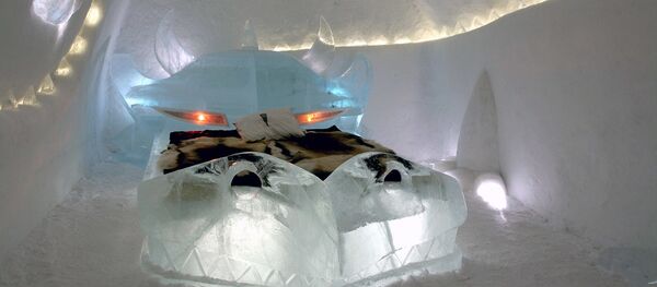 スウェーデン北部ユッカスヤルビの氷のホテル「Dragon」 - Sputnik 日本