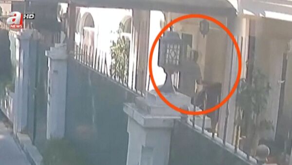 Кадр с камеры видеонаблюдения в резиденции генерального консула Саудовской Аравии в день убийства Джамала Хашукджи - Sputnik 日本