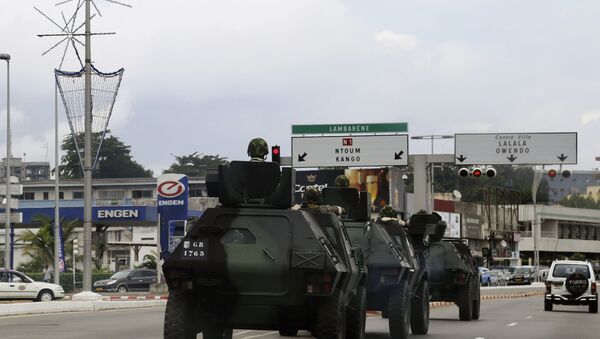 Military Armoured Vehicles in Libreville, Gabon, 2016 - Sputnik 日本