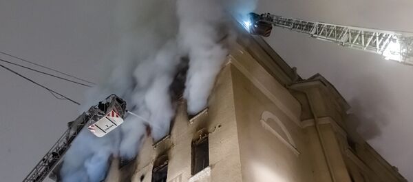 モスクワ中心部の火災 - Sputnik 日本