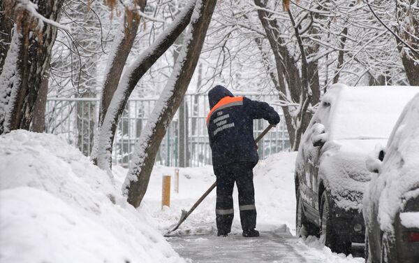 雪に覆われたモスクワ - Sputnik 日本