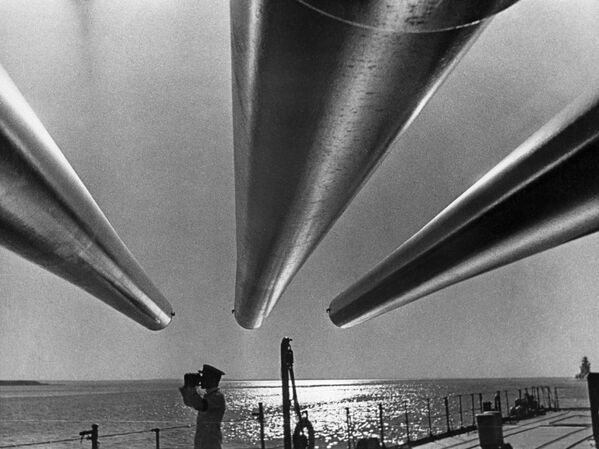 ソ連海軍の艦艇による１９３６年の訓練 - Sputnik 日本