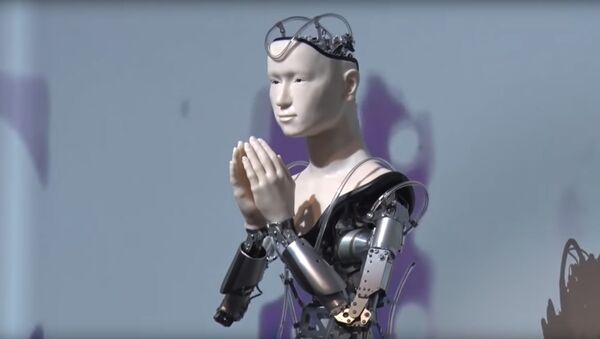 Робот-бог, созданный японской компанией A-Lab Co для популяризации учения Будды - Sputnik 日本
