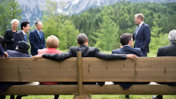 エルマウ、Ｇ７サミット抗議デモの防御壁、お値段は２２０万ユーロ - Sputnik 日本