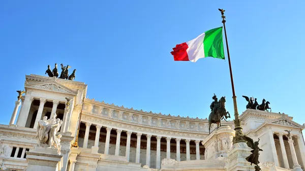 イタリアの旗　ローマ