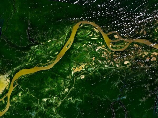 宇宙から撮影されたアマゾン川 - Sputnik 日本