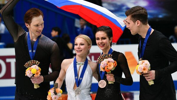 フィギュア世界選手権　ペアでロシアが銀・銅メダル獲得 - Sputnik 日本