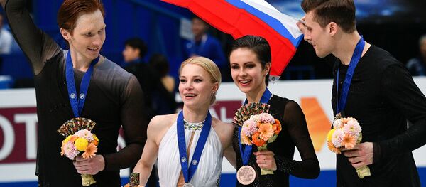 フィギュア世界選手権　ペアでロシアが銀・銅メダル獲得 - Sputnik 日本