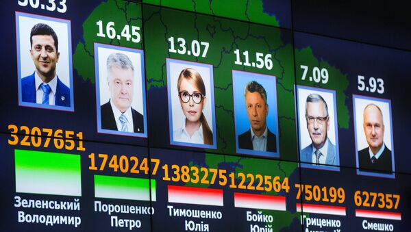 ウクライナ大統領選、中間結果が発表 - Sputnik 日本