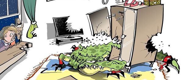 やはり手を嚙んだウクライナの「飼いワニ」 やはり手を嚙んだウクライナの「飼いワニ」 - Sputnik 日本