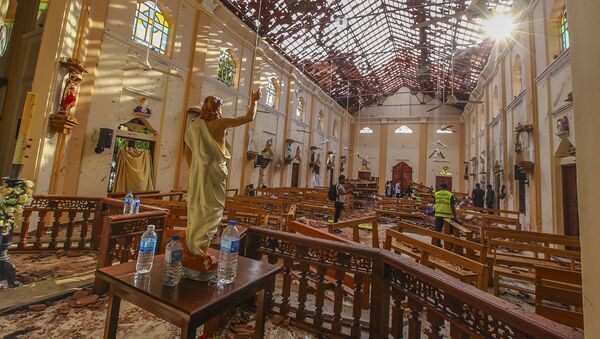 Разрушенная церковь после серии взрывов на Шри-Ланке  - Sputnik 日本