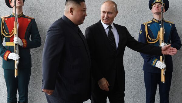 プーチン大統領と金氏 - Sputnik 日本