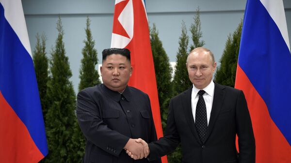 プーチン大統領、金正恩氏に祝意　北朝鮮の建国72周年 - Sputnik 日本