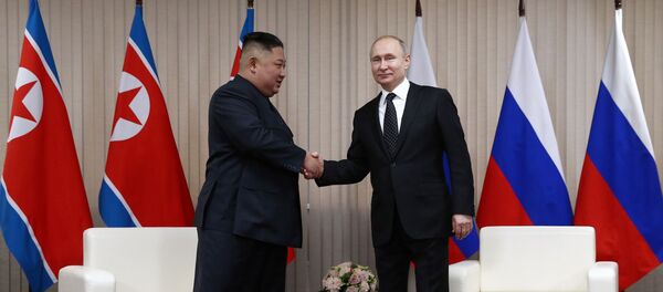 金正恩氏とプーチン大統領 - Sputnik 日本