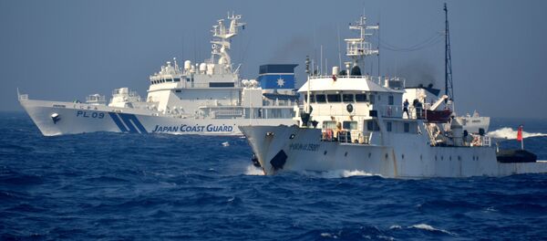 尖閣諸島の接続水域で中国警局船が航行 - Sputnik 日本