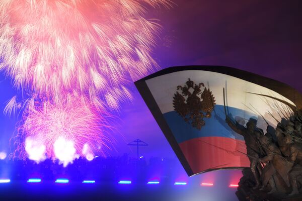モスクワの「戦勝記念日」の祝賀花火 - Sputnik 日本