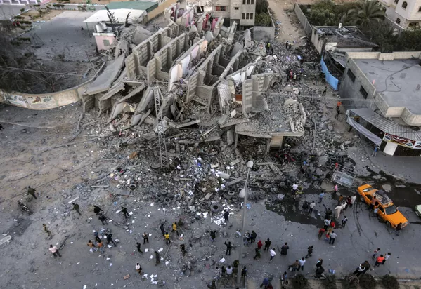 イスラエル軍の空爆で崩壊した建物。ガザ地区 イスラエル軍の空爆で崩壊した建物。ガザ地区 - Sputnik 日本