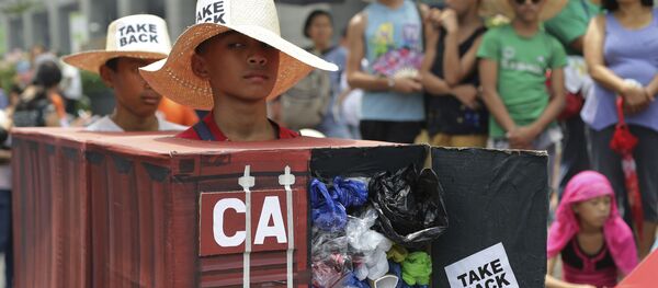 フィリピン コンテナー69個分のゴミをカナダに返還 フィリピン コンテナー69個分のゴミをカナダに返還 - Sputnik 日本