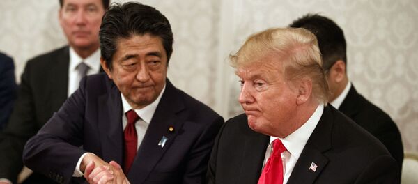 トランプ氏と安倍氏 トランプ氏と安倍氏 - Sputnik 日本