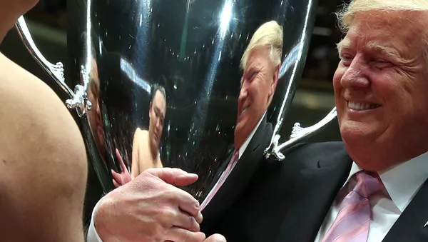 日本中が笑った　大相撲トランプ大統領演説字幕の「英語」表示