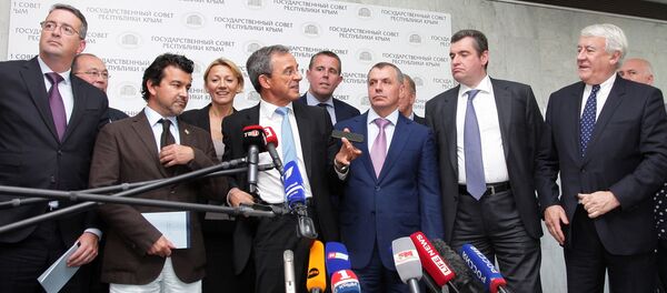 フランスの議員達「クリミアの現実の姿を国民に伝える」と約束 フランスの議員達「クリミアの現実の姿を国民に伝える」と約束 - Sputnik 日本