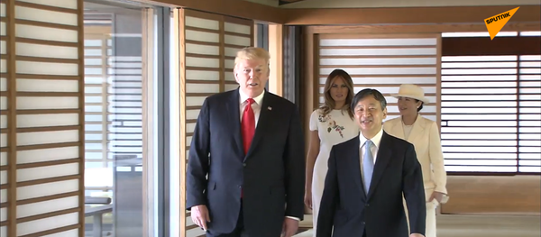 世界の首脳に先駆けて新天皇と会見　トランプ大統領の訪日 - Sputnik 日本