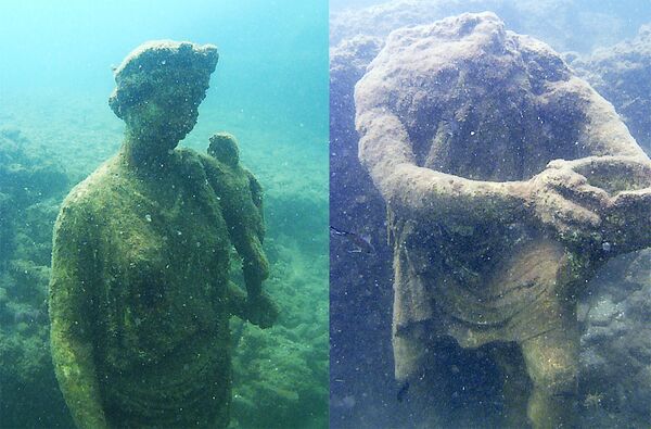 海に沈んだローマ帝国の遺跡　バイアエ海底考古学公園　イタリア - Sputnik 日本