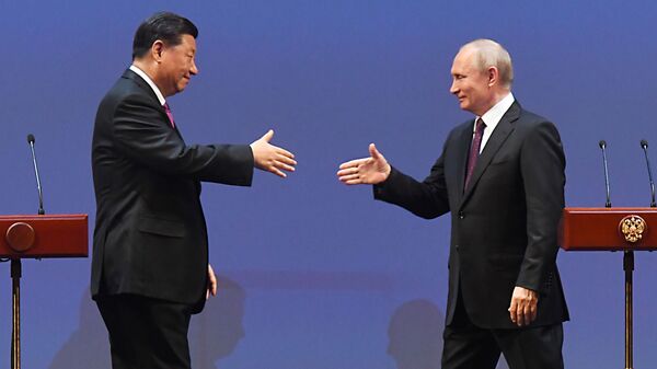 中国の習近平国家主席とロシアのプーチン大統領  - Sputnik 日本