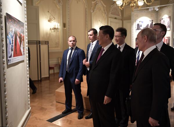 中国の習近平国家主席とロシアのプーチン大統領 　写真展を - Sputnik 日本