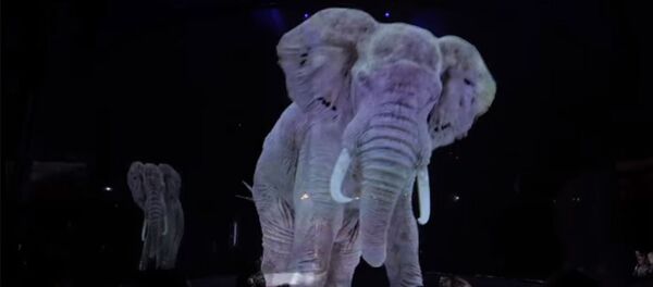 ドイツ語のサーカスで動物の代わりにそのホログラムが出演　 - Sputnik 日本