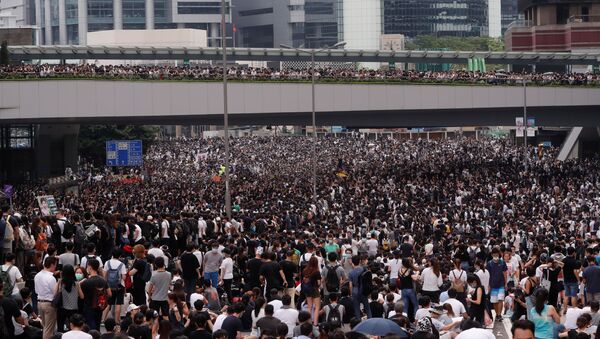 香港で大規模デモ - Sputnik 日本