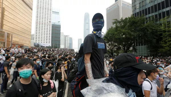 香港の大規模デモ
