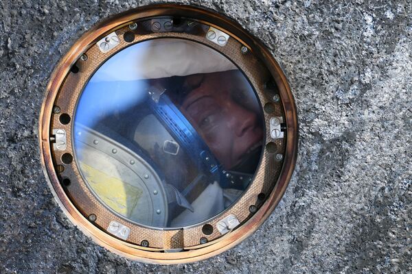 着陸した米航空宇宙局（ＮＡＳＡ）のアン・マクレイン飛行士 - Sputnik 日本