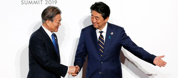 安倍氏とムン氏 - Sputnik 日本