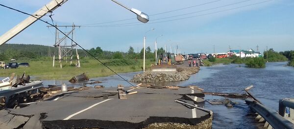 イルクーツク州での水没 - Sputnik 日本