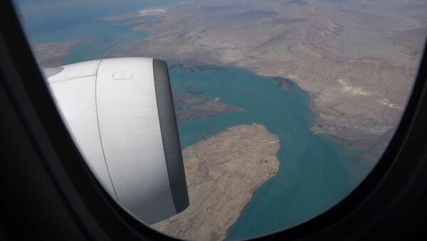 Вид на Персидский залив с борта самолета - Sputnik 日本