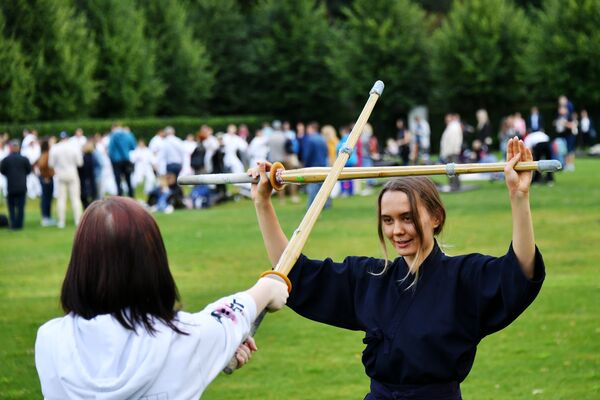 剣道の試合中の女性たち - Sputnik 日本