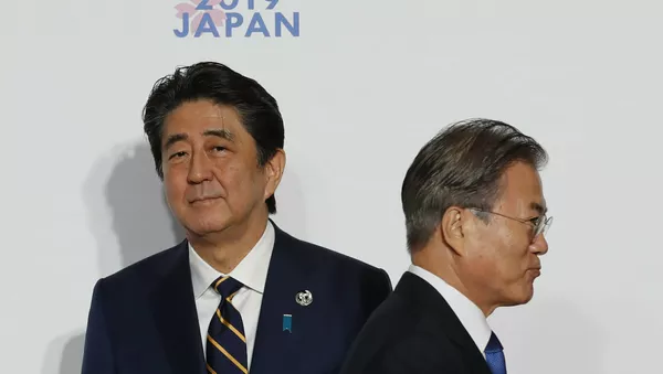 安倍氏とムン氏 - Sputnik 日本