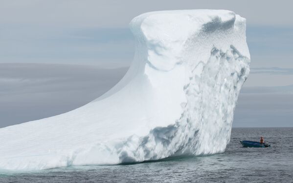 氷山と漁船、ニューファンドランド島、カナダ - Sputnik 日本