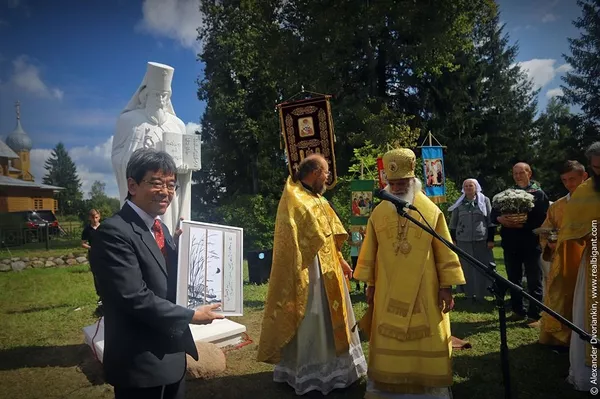 トヴェリ州日帰り体験記:聖ニコライの生誕地で記念像除幕式、日本風の村祭りも開催 トヴェリ州日帰り体験記:聖ニコライの生誕地で記念像除幕式、日本風の村祭りも開催 - Sputnik 日本