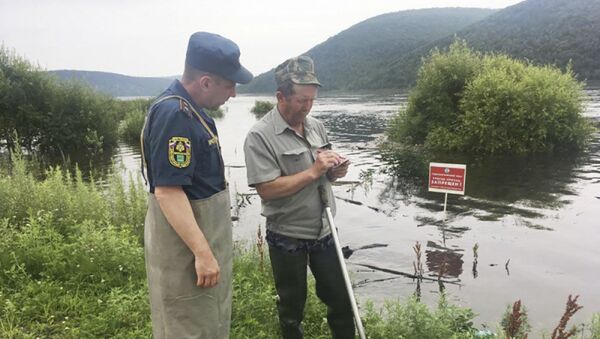 Оперативная группа Главного правления МЧС России по Еврейской автономной области проводит оценку паводка по реке Амур - Sputnik 日本