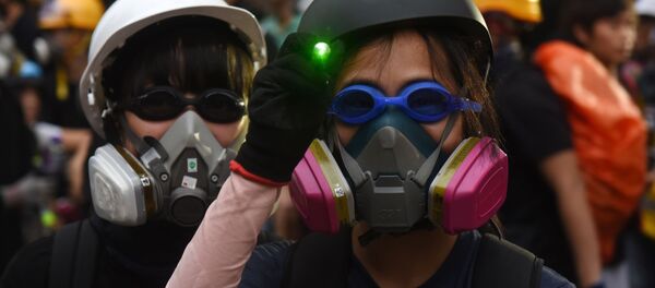 香港デモの参加者ら 香港デモの参加者ら - Sputnik 日本